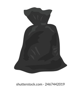 Residuos de plástico y bolsas de basura Ilustración