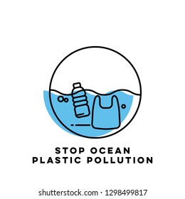 8,862 Ocean plastic pollution Stock Vectors, Images & Vector Art ...