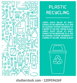 Plastic waste recycling information booklet