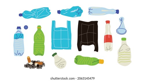 Plastic waste is a type of inorganic waste, some examples are bottled drinking bottles, shopping bags, cigarette butts and others.

This type of waste takes years to decompose.