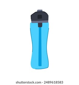 plastic water bottle cartoon. beverage recycle, product line, mineral healthy plastic water bottle sign. isolated symbol vector illustration