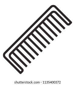 
A plastic or wood strip with multi edges for brushing and setting hairs 
