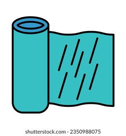 Plastic Wrap Icon Design For Personal And Commercial Use