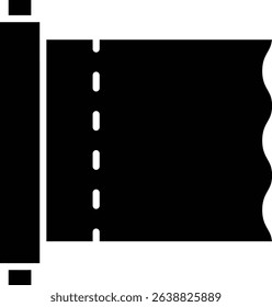 Plastic Wrap vector icon. Can be used for printing, mobile and web applications.