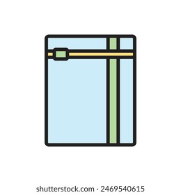 Plastic Ziplock Icon Vector Illustration