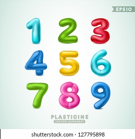 Plasticine numbers