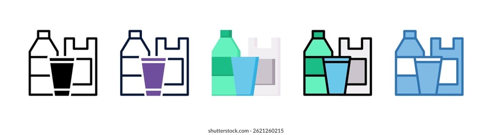 Elemento de icono de plástico para el diseño