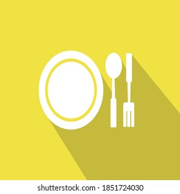 Plat Spoon Fork Flat Design