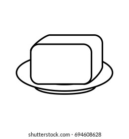 plate with butter icon 
