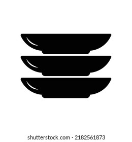 Plate of food icon design isolated on white background