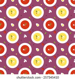 plate of food pattern