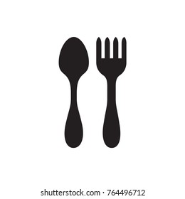 plate fork and knife icon illustration isolated vector sign symbol