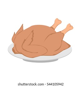 a plate of fried chicken design