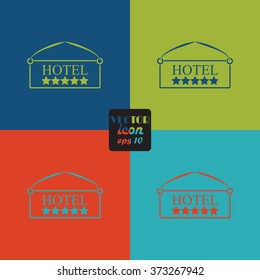 Plate hotel icon