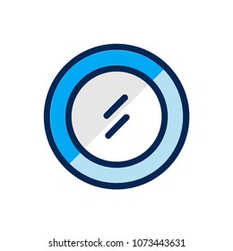 Plate icon concept. Available in vector.