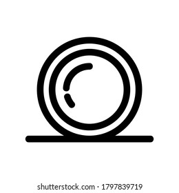 plate icon or logo isolated sign symbol vector illustration - high quality black style vector icons
