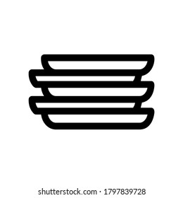 plate icon or logo isolated sign symbol vector illustration - high quality black style vector icons
