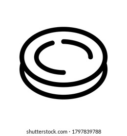 plate icon or logo isolated sign symbol vector illustration - high quality black style vector icons
