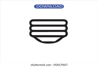 plate icon or logo isolated sign symbol vector illustration - high quality black style vector icons.