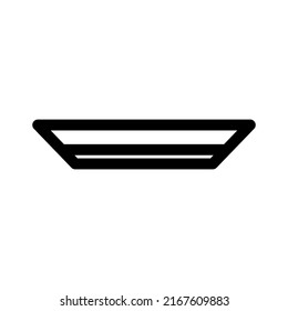 plate icon or logo isolated sign symbol vector illustration - high quality black style vector icons
