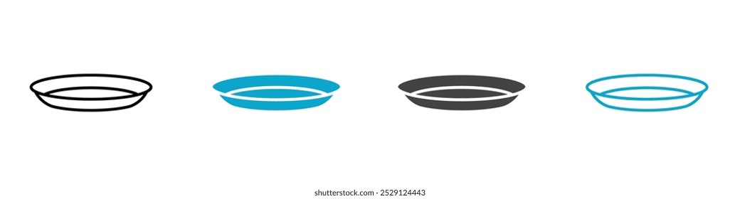 Plättchen-Symbol Logo-Set für Web