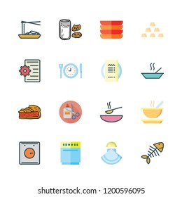 plate icon set. vector set about breakfast, gold, dishes and pie icons set.