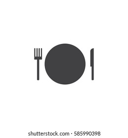 plate icon. sign design