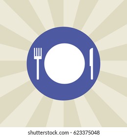 plate icon. sign design. background