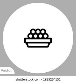 Plate icon sign vector,Symbol, logo illustration for web and mobile