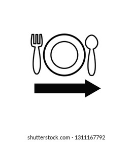 plate icon vector