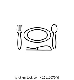 plate icon vector