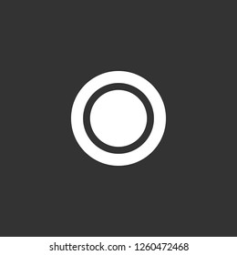 plate icon vector. plate sign on black background. plate icon for web and app