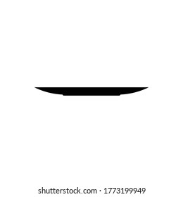 Plate icon.flat vector graphic in white background