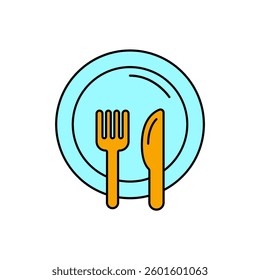 plate icons  symbol vector elements for infographic web