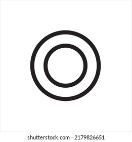 Plate icon,vector illustration. Flat design style