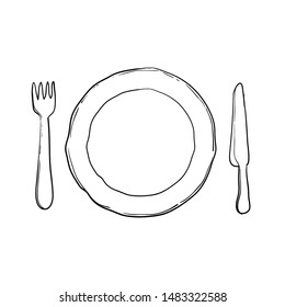 38,624 Empty plate icon Images, Stock Photos & Vectors | Shutterstock