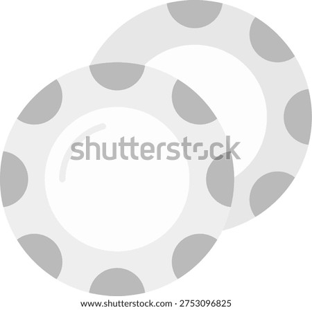 Plate Line vector Icon Design