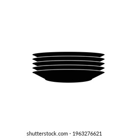 plate logo stock illustration design