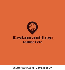 Plate Map Restaurant Logo Design