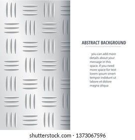 plate metal and space for write background vector illustration EPS 10