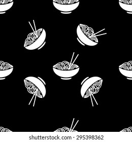 Plate with noodles icon