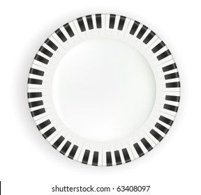 Plate Piano Key