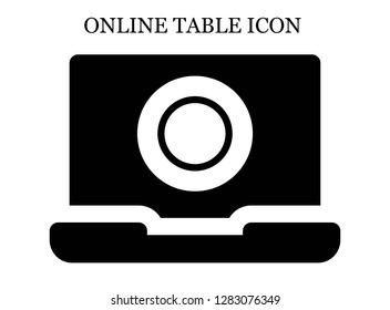 Plate search icon. Editable Plate search icon for web or mobile.