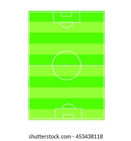 The plate shows the playing of soccer players (depth).