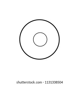 plate simple line icon