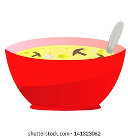 Plate of soup