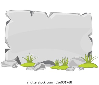 Plate from stone