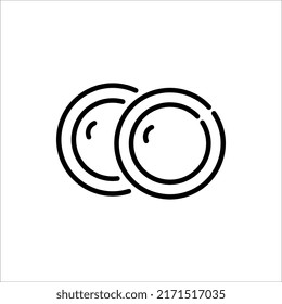 Plate vector design on white background