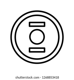 Plate vector icon