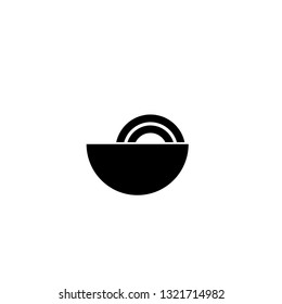 a plate of vegetables icon